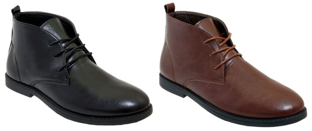 Wholesale Footwear Men's Casual Chukka Boots - Sizes 7-12