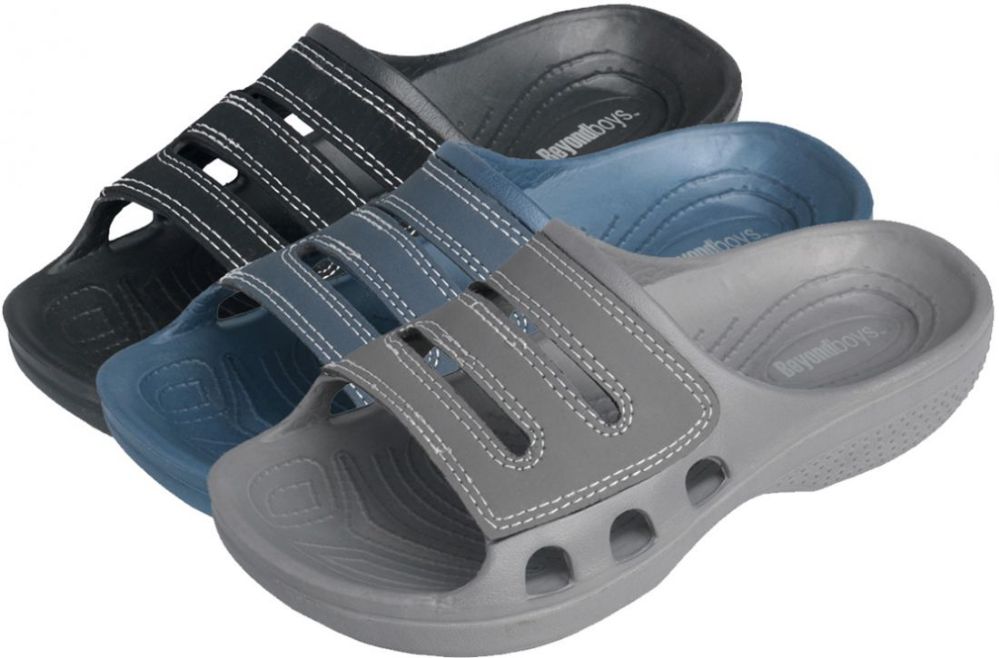 Wholesale Footwear Boy's Slide Sandals - Assorted Colors