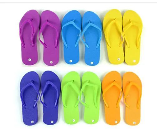 Wholesale Footwear Flip Flop Solid Colors