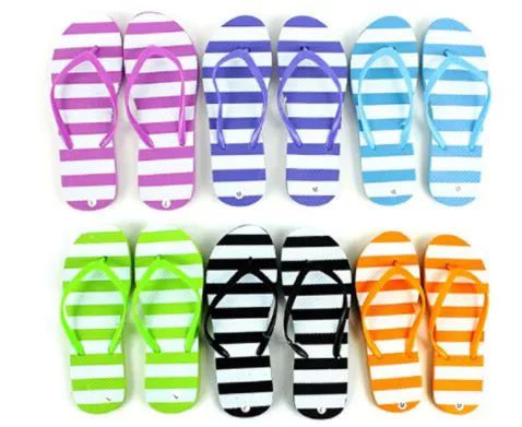 Wholesale Footwear Flip Flop Stripes