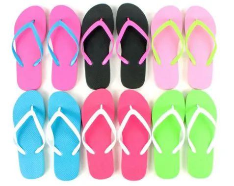 Wholesale Footwear Flip Flop Two Tone