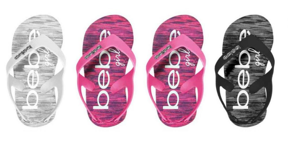 Wholesale Footwear Toddler Girl's Thong Flip Flop Sandals W/ Space Dye Footbed