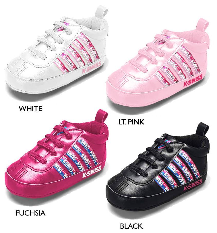 Wholesale Footwear Infant Girl's Sneakers W/ Logo Webbing Detail & Elastic Laces