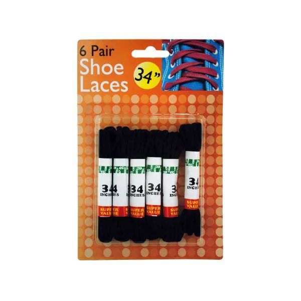 Wholesale Footwear Black Shoe Laces