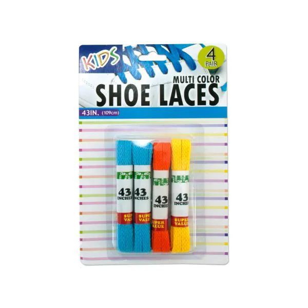 Wholesale Footwear Kids Colored Shoelaces