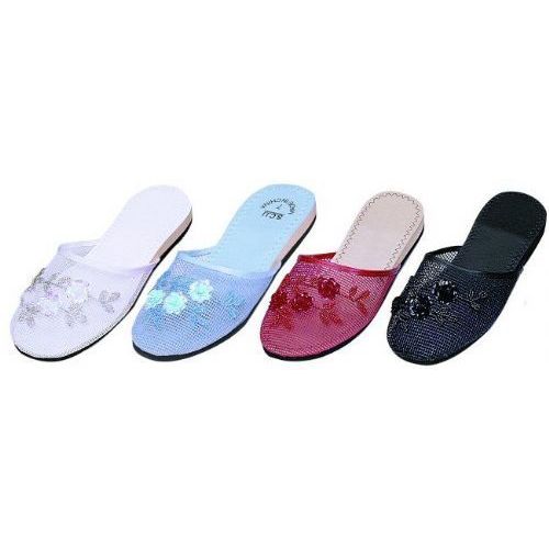 Wholesale Footwear Ladies Chinese Slipper48 Pairs Assorted Colors 5-10