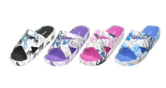 Wholesale Footwear Women's Strappy Slide Sandal