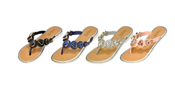 Wholesale Footwear Women's Assorted Color Beach Sandals