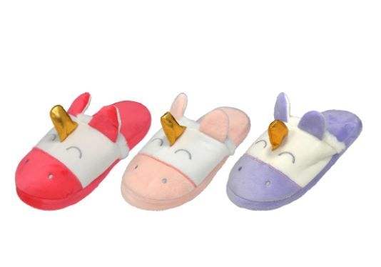 Wholesale Footwear Kids Animal Plush Slippers