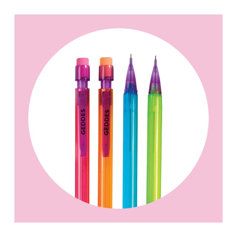 Wholesale Footwear 4ct. Sherbert Mechanical Pencils