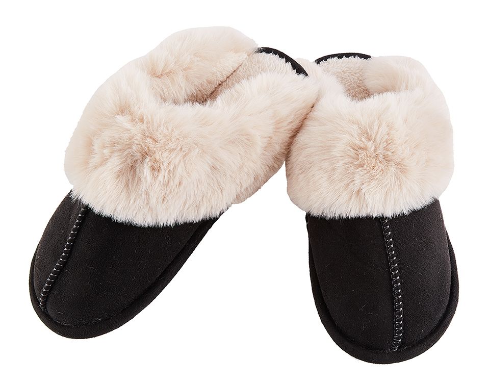 Wholesale Footwear Mens Warm Slipper With Fur