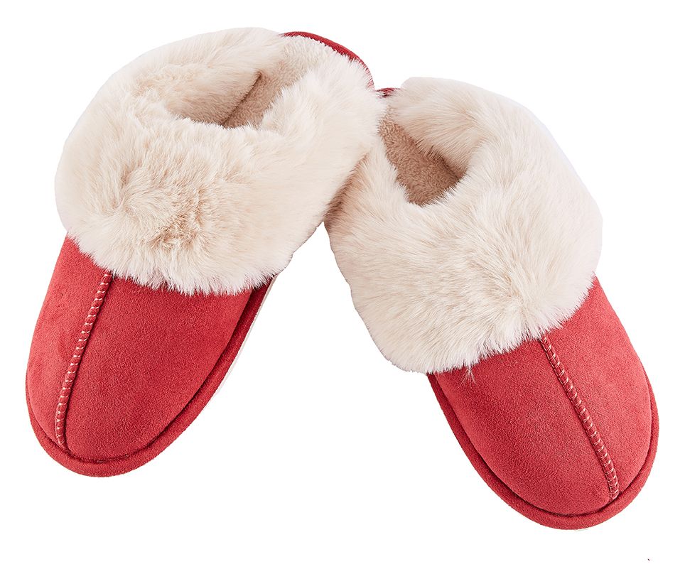 Wholesale Footwear Suede Furry Women's Slipper
