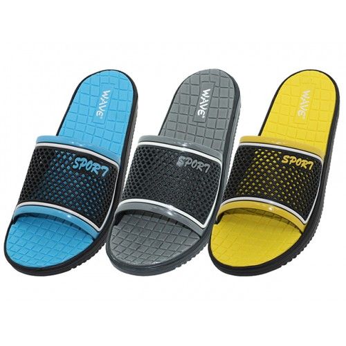 Wholesale Footwear Men's Wave Sport Slide Sandals