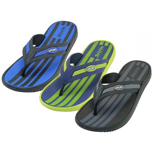 Wholesale Footwear Men's Wave Sport Thong Sandals
