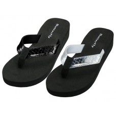 Wholesale Footwear Womens Eva Thong Sandals With Heel Wedge
