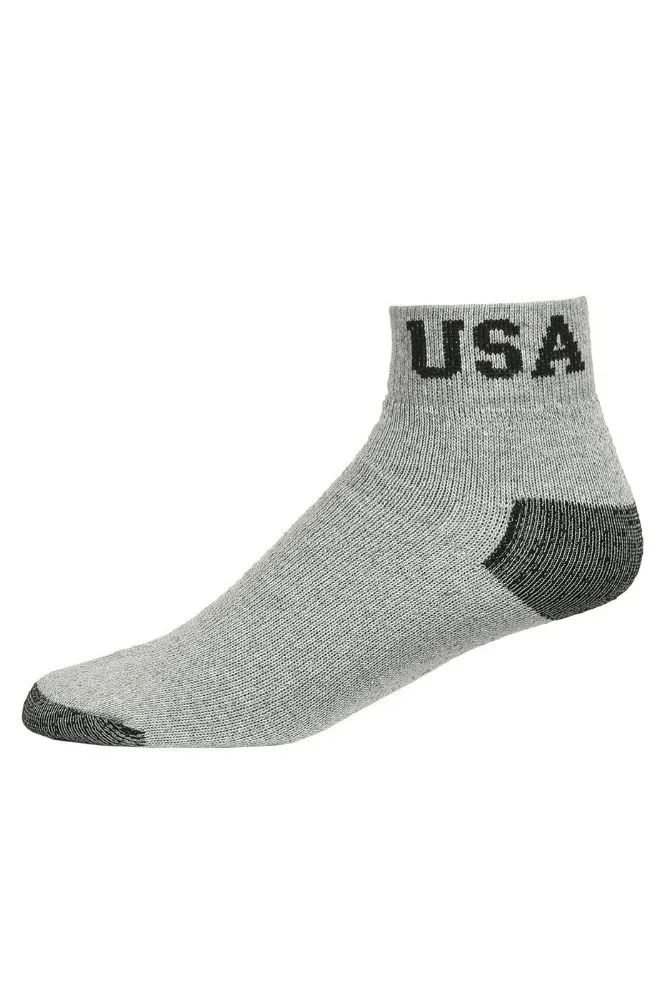 Wholesale Footwear Mens Power Club Quarter Sports Socks 9-11