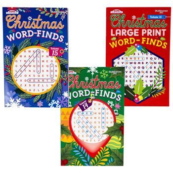 Wholesale Footwear Word Find Christmas 3asst Lg Print Or Regular In Pdq Ppd $3.95