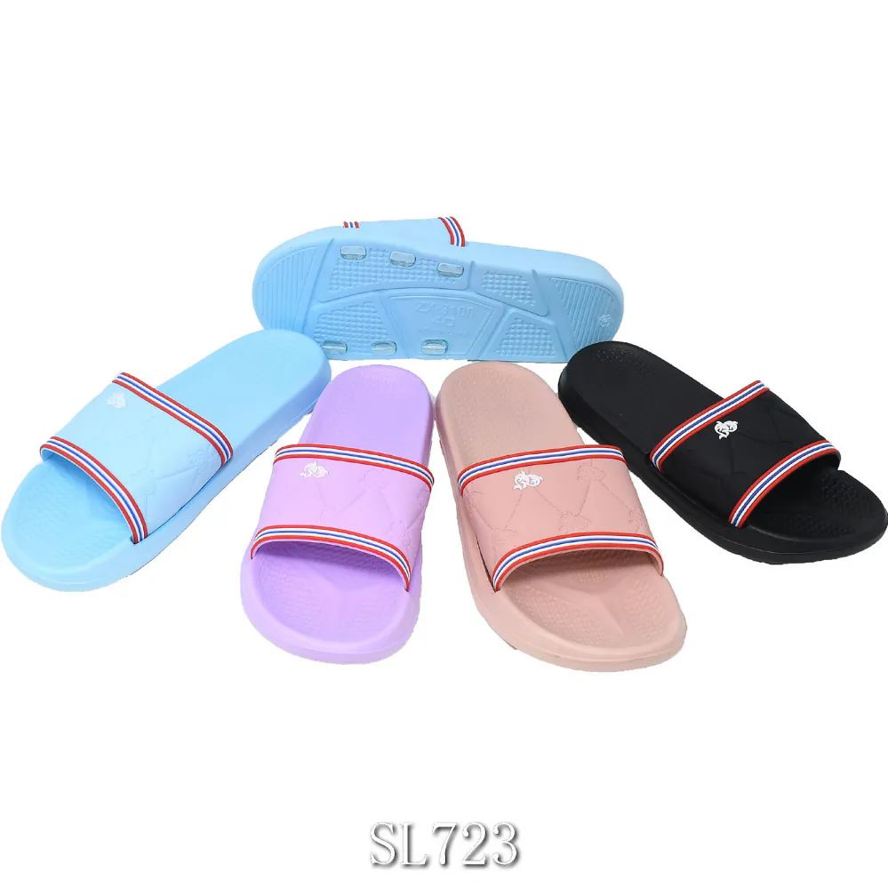 Wholesale Footwear Women's Slipper Stripe Design