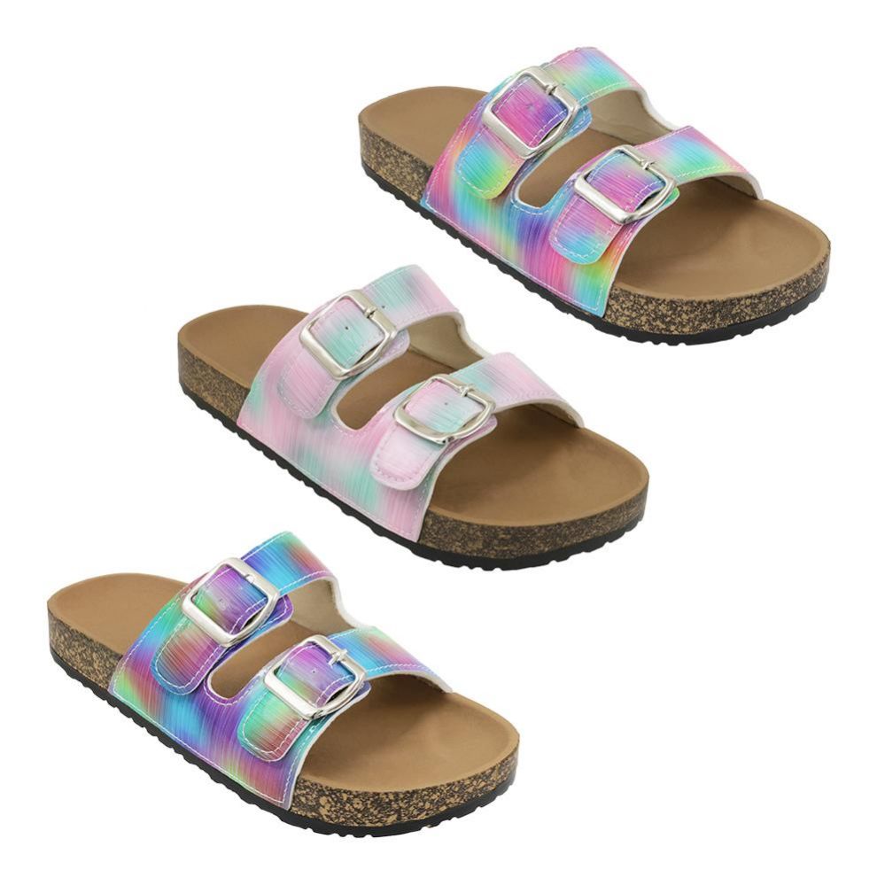Wholesale Footwear Women's Ombre Double Band Sandal