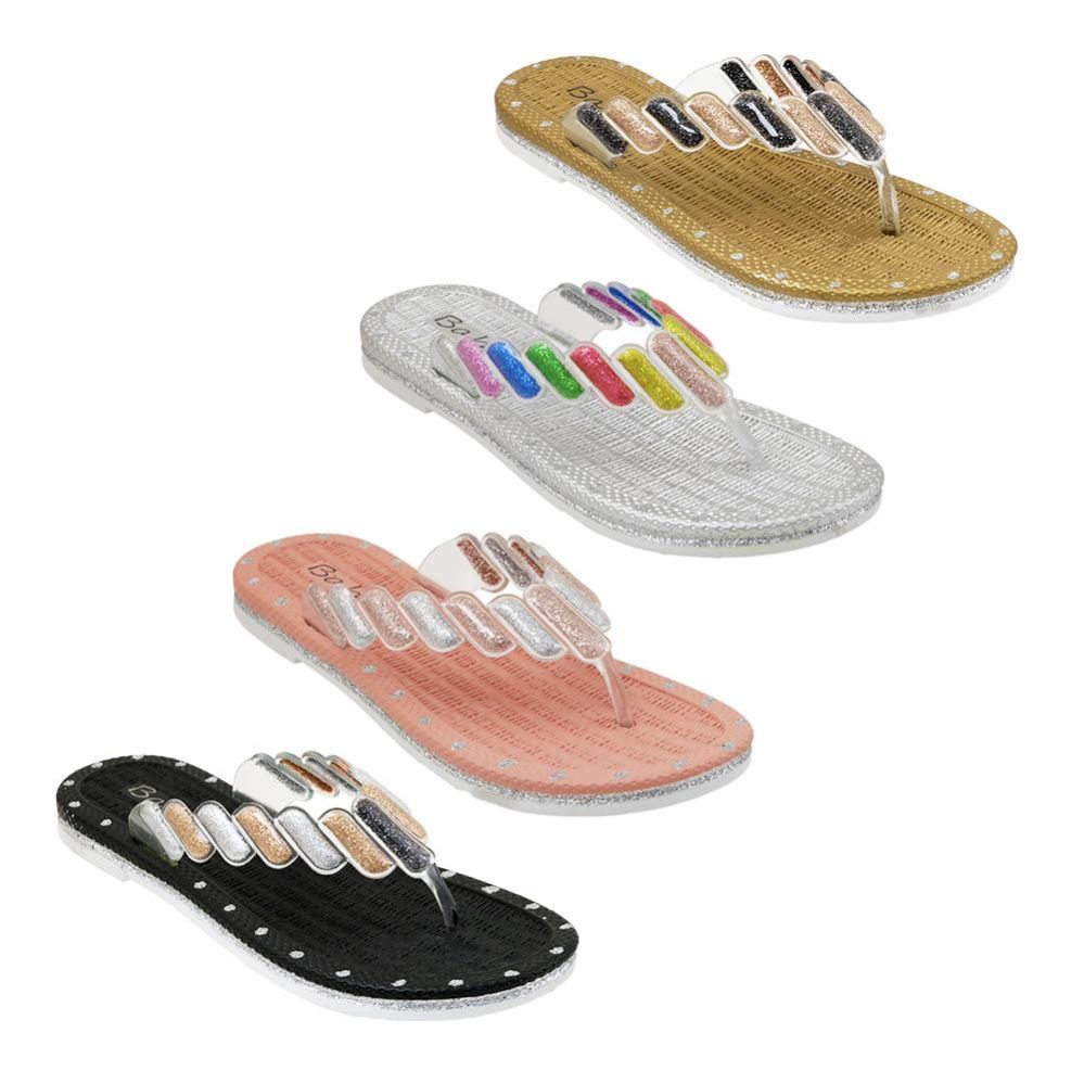 Wholesale Footwear Women's Glitter Sandal