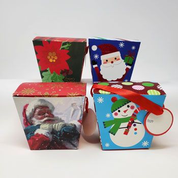 Wholesale Footwear Christmas TakE-Out Container Paper Pp $1.49