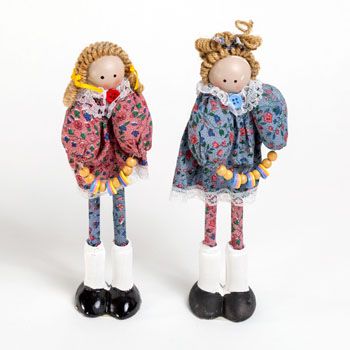 Wholesale Footwear Doll Long Leg Button