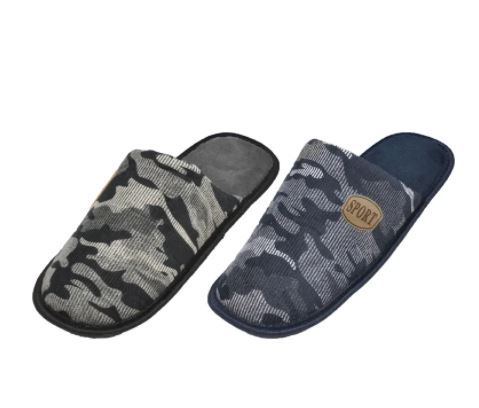 Wholesale Footwear Men's Camo House Slippers