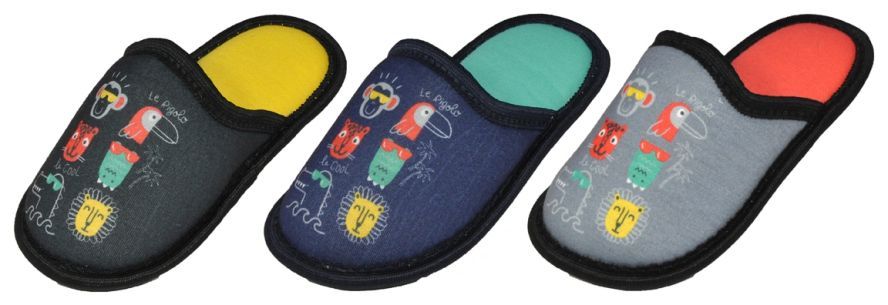 Wholesale Footwear Children's Animal Slippers