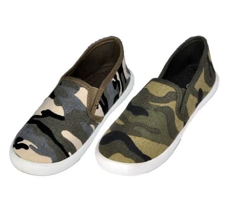 Wholesale Footwear Children's Camo Slip On Sneaker