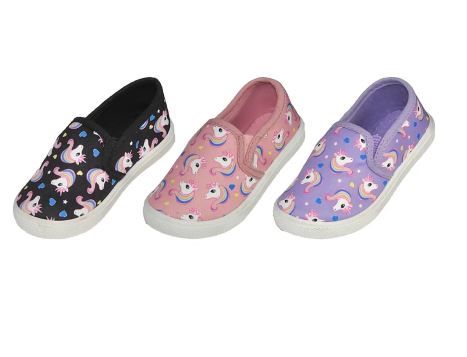Wholesale Footwear Toddler's Unicorn Slip On Sneakers