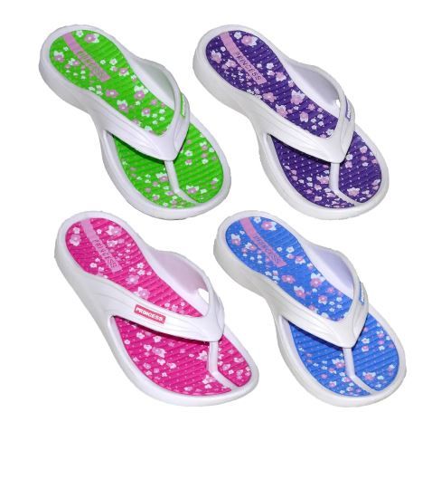 Wholesale Footwear Girl's Flower Flip Flops