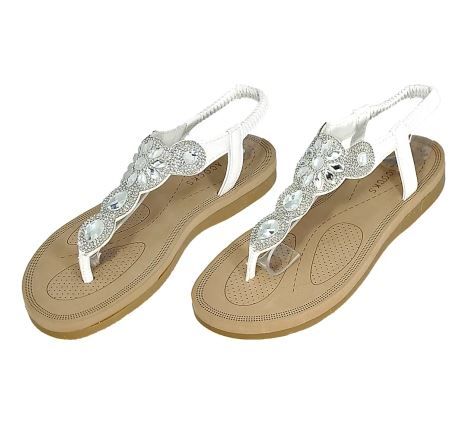 Wholesale Footwear Women Rhinestone Sandals