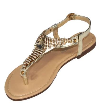 Wholesale Footwear Girl's Rhinestone Sandals
