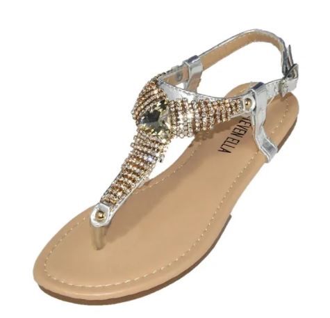 Wholesale Footwear Girl's Rhinestone Sandals