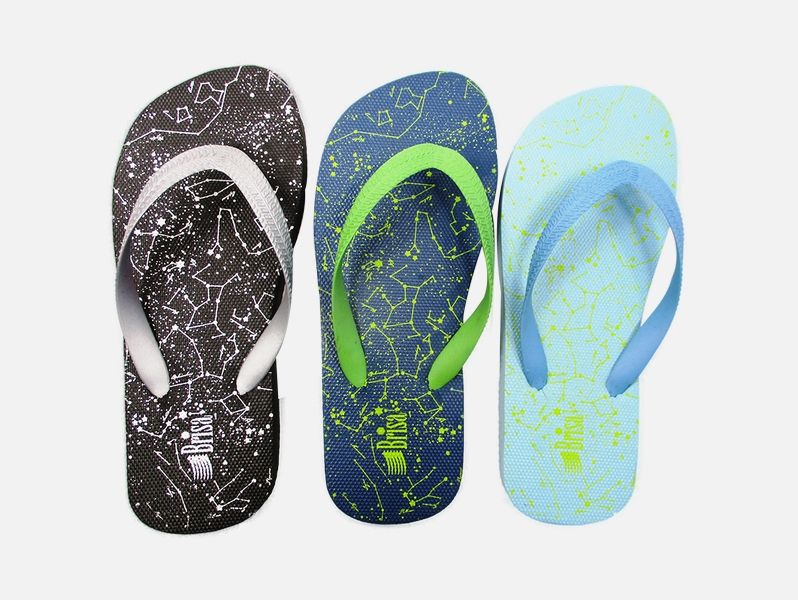 Wholesale Footwear Boys Flip Flop Solid 3 Assorted