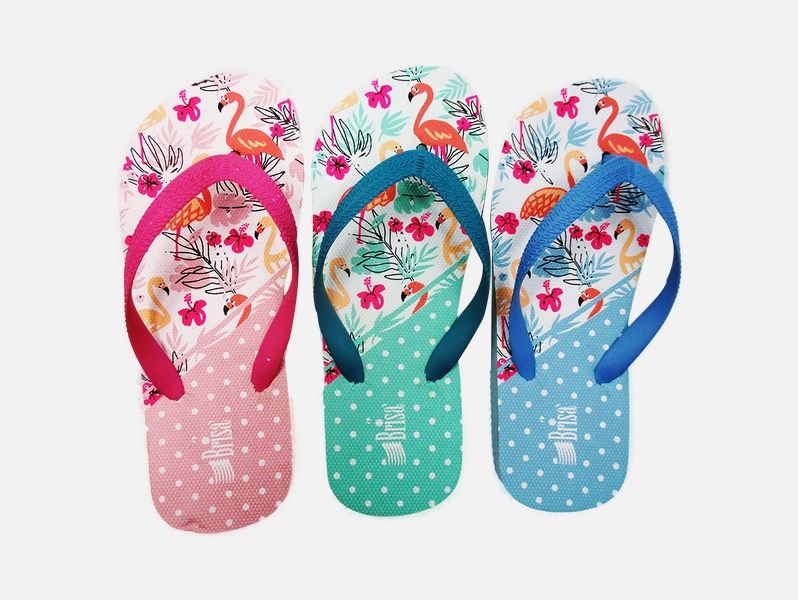 Wholesale Footwear Girls Flip Flops 3 Assorted