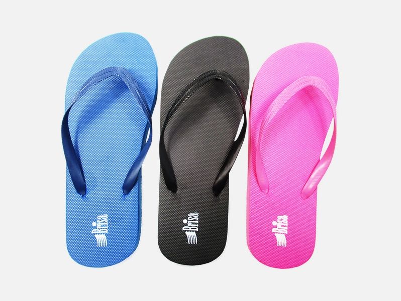 Wholesale Footwear Laddies Flip Flop Solid 3 Assorted