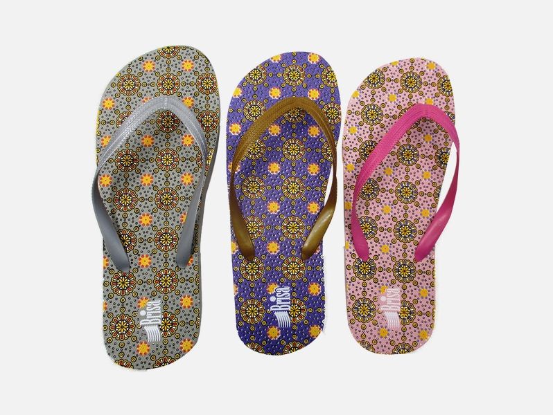 Wholesale Footwear Ladies Flip Flop Solid 3 Assorted