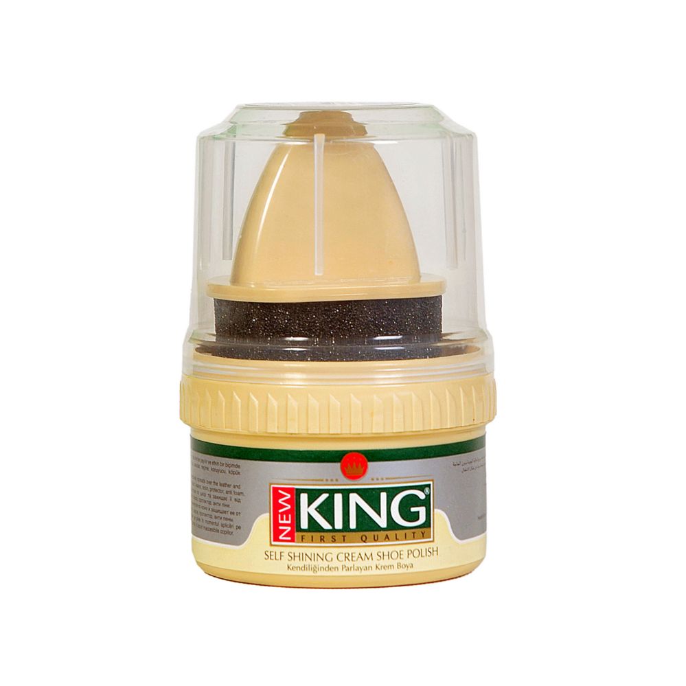 Wholesale Footwear New King Shoe Polish 1.69 Oz Natural
