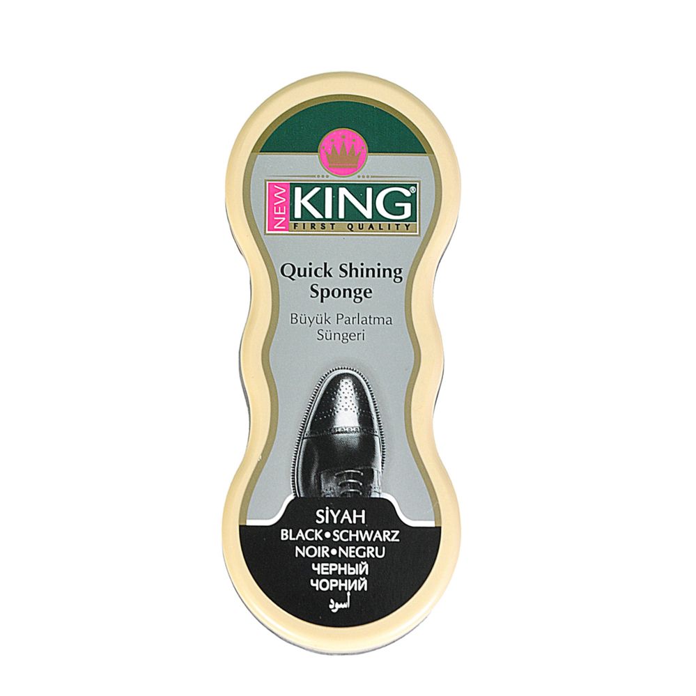 Wholesale Footwear New King Shoe Shining Sponge Black