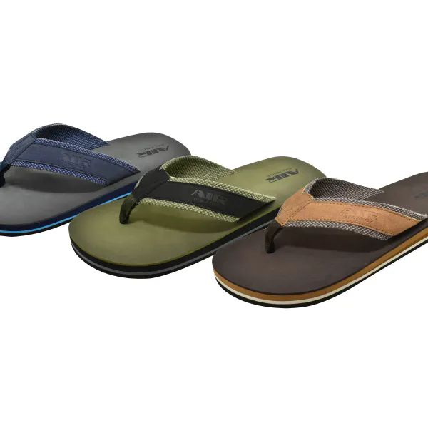 Wholesale Footwear Mens Fashion Flat Sandals. Man Made Sole And Upper Imported