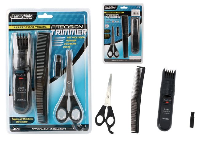 Wholesale Footwear 4pc Hair Trimmer Set, Includes Scissors & Shears