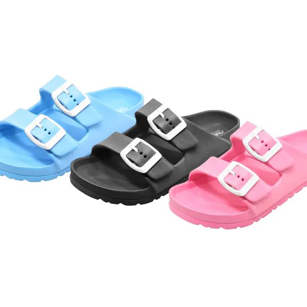 Wholesale Footwear Kids Fashion Flat Sandals Man Made Sole And Upper Imported