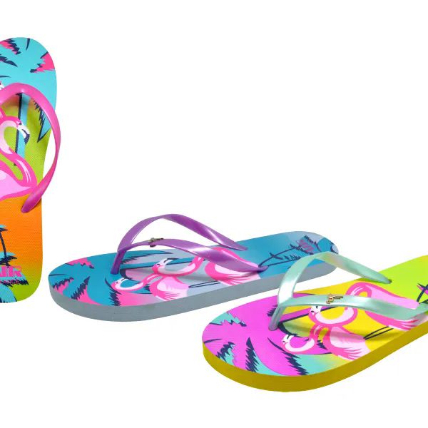 Wholesale Footwear Girls Fashion Flat Sandals Man Made Sole And Upper Imported