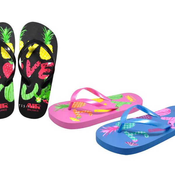 Wholesale Footwear Girls Fashion Flat Sandals Man Made Sole And Upper Imported