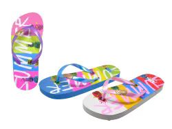 Wholesale Footwear Girls Fashion Flat Sandals Man Made Sole And Upper Imported