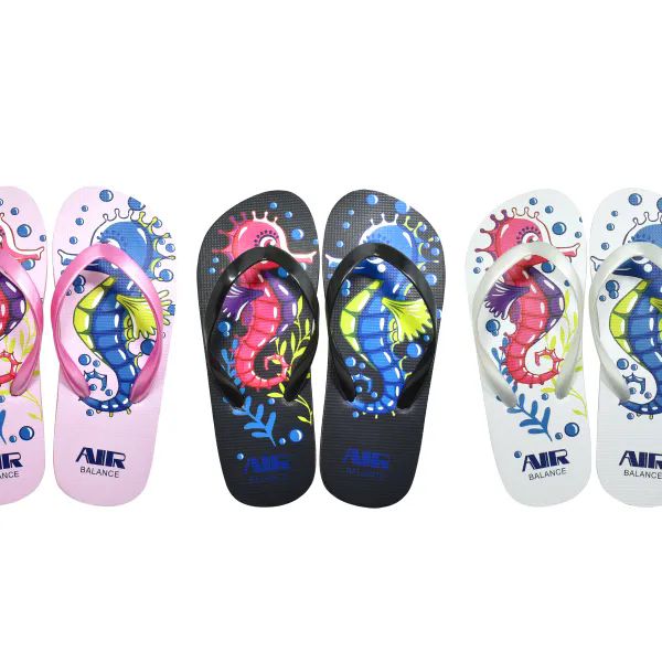 Wholesale Footwear Girls Fashion Flat Sandals Man Made Sole And Upper Imported