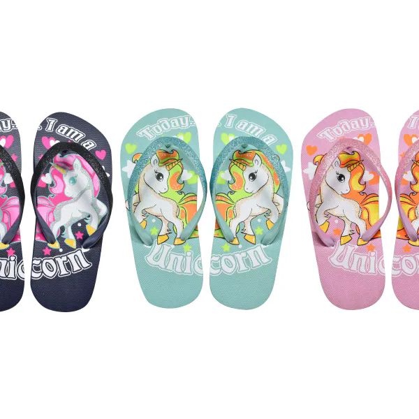 Wholesale Footwear Girls Fashion Flat Sandals Man Made Sole And Upper Imported