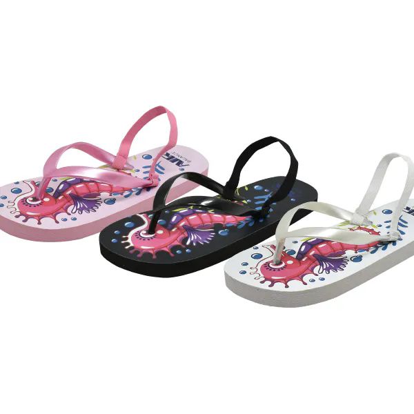 Wholesale Footwear Girls Fashion Flat Sandals Man Made Sole And Upper Imported