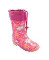Wholesale Footwear Floral Printed Rain Boots Waterproof Rubber Rainboots
